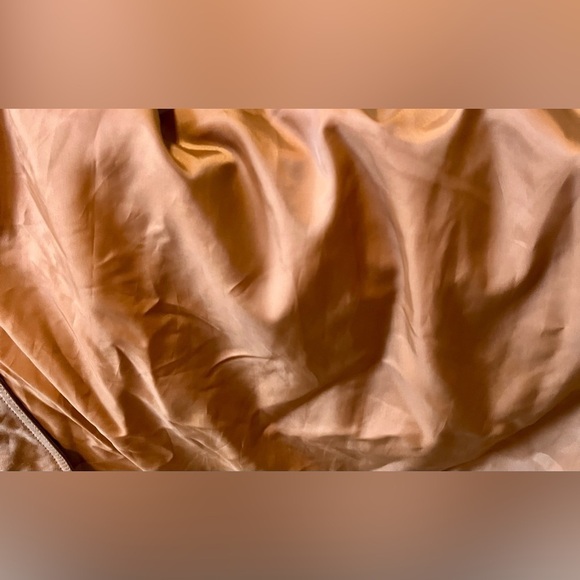 Green Fields Leather Suede Coat Size M Brown Australian Snaps Zipper Ties VTG - Picture 10 of 16